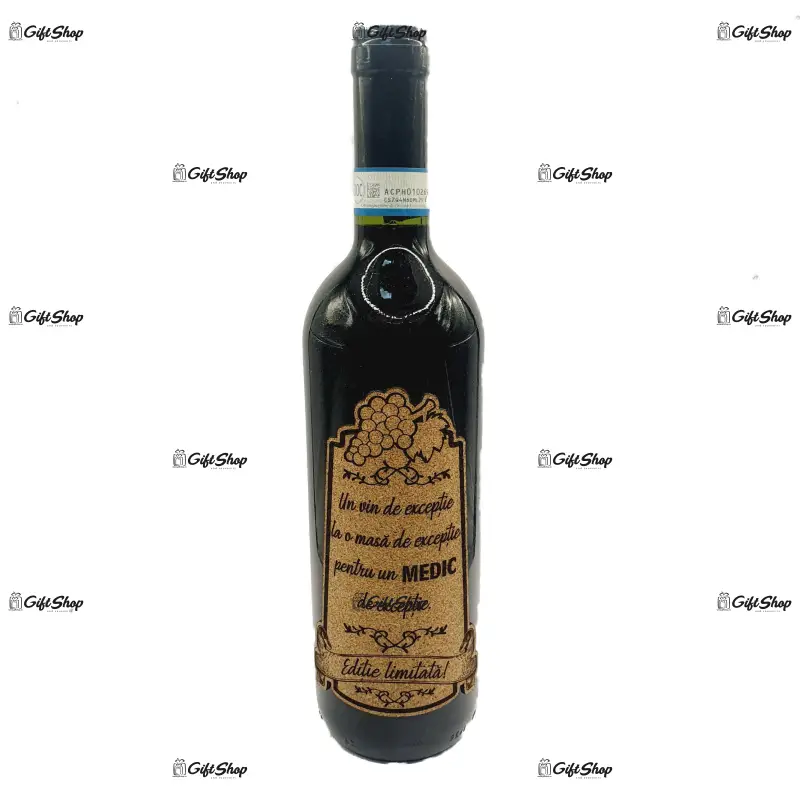 Un vin de exceptie la o masa de exceptie, editie limitata, vin rosu cabernet sauvignon, demisec, 750ml, 13.5% alcool